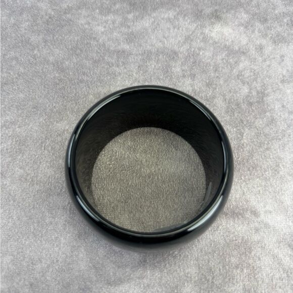 Love Moschino Wide Love Black Bangle Bracelet - Picture 6 of 8